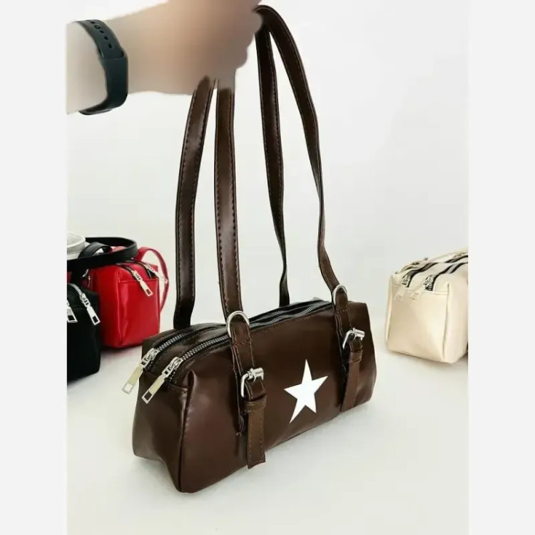 کیف ستاره ای مدل نوا رنگ بندی متنوع سایز 27 در 13