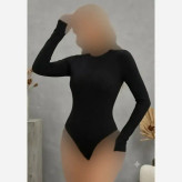 بادی یقه گرد زنانه جنس پنبه کبریتی فری سایز